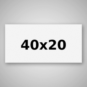 Etiqueta 40x20