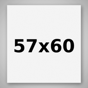 Etiqueta 57x60
